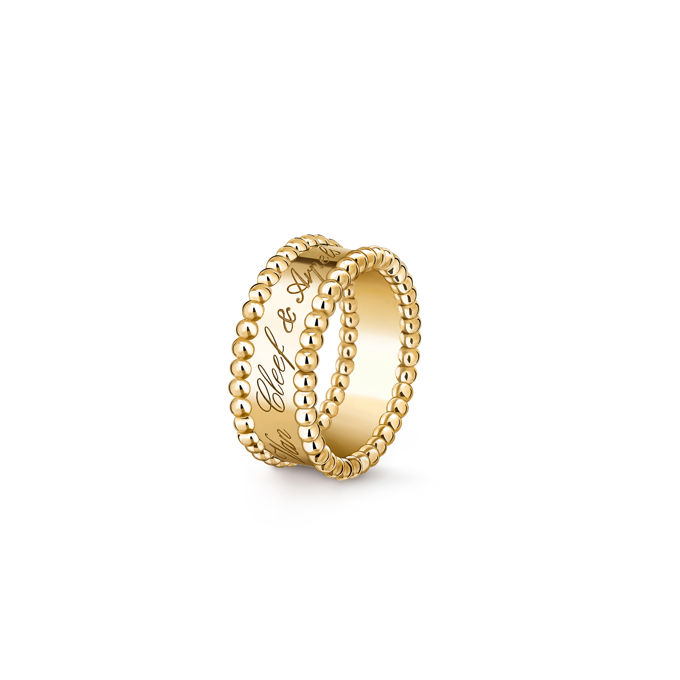 VAN CLEEF ARPELS PERLÉE SIGNATURE RING - YELLOW GOLD  VCARO3Y600